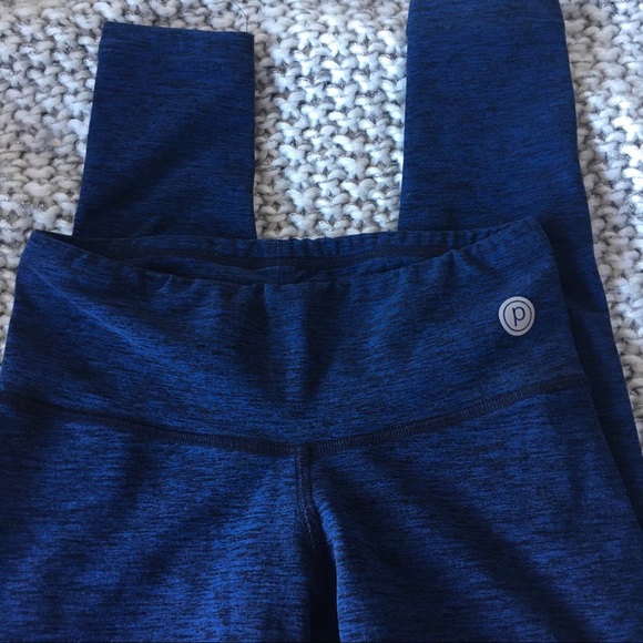 Pure Barre Blue Space Dye Leggings - Picture 2 of 10